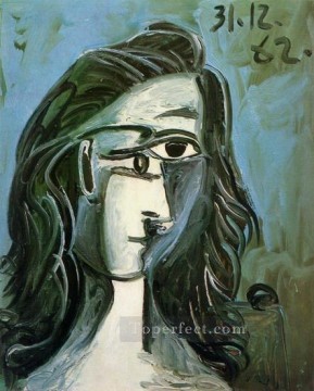 Cabeza de mujer 1 1962 Pablo Picasso Pinturas al óleo